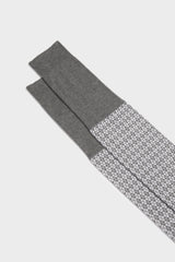 SOCKS ILARIO, 100% COTTON, PEARL GREY.