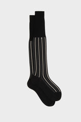 SOCKS MAURO, 100% COTTON, BLACK.