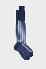 SOCKS MAURO, 100% COTTON, BLUE.