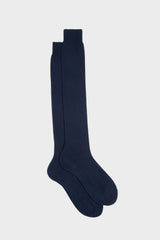 SOCKS RAFFAELLO, 100% COTTON, BLUE MELANGE.