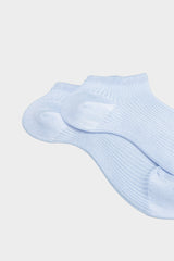 CALZA SOFIA, 100% COTONE, TEAL.