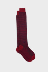 SOCKS EGON.WOOL 75% CASHMERE 25%, BLUE-GRENADE.