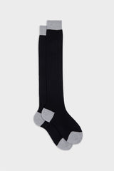 SOCKS ELIA. WOOL 90% NYLON 10%, BLACK-PEARL.