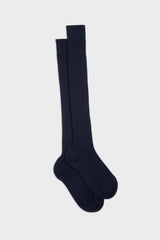SOCKS TEO. WOOL 90% NYLON 10%, BLUE.