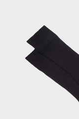 SOCKS BARBARA. WOMEN'S COLLECTION, 100%SILK, DARK BLUE.