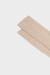 SOCKS MICHELA. WOMEN'S COLLECTION, 90% WOOL 10% NYLON, SAND.