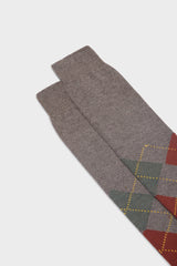 CALZA LAPO, 90% LANA 10% POLIAMMIDE, LIGHT BROWN - OLIVE -RUST -GOLD.