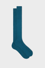 SOCKS MARCELLO. 100% ORGANIC COTTON, SOLID COLOR, OCTANE.