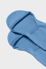 SOCKS ENNIO. COTTON-NYLON-ELASTAN, SOLID COLOR, LIGHT BLUE