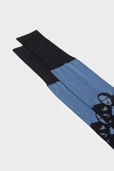 SOCKS GIOCONDA. 100% COTTON, NAVY