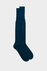 Bresciani Fabio socks in extrafine mercerised Egyptian cotton, with a red peacock pindot pattern.