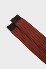 SOCKS ALESSIO, 90%WOOL 10%NYLON, COFFE.
