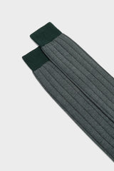 SOCKS ALESSIO, 90%WOOL 10%NYLON, GREEN.