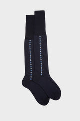 CALZA ELIO, 70%LANA 30%NYLON, BLUE.