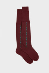 SOCKS ELIO, 70%WOOL 30%NYLON, BORDEAUX.