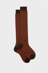 CALZA EMMA, 65% LANA 25% COTONE 10% NYLON, CAFFE'.