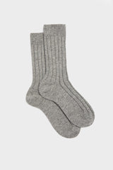 CALZA GENNY, 100% CASHMERE, PEARL.