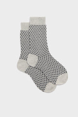 CALZA GIADA, 90% LANA 10% NYLON, DUSTY GREY.