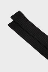 CALZA SILVIA, 90% LANA 10% NYLON, BLACK.