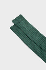 CALZA SILVIA, 90% LANA 10% NYLON, DARK PINE GREEN.