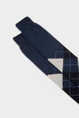 SOCKS LUCA, 100% COTTON, BLUETTE.