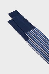 SOCKS MAURO, 100% COTTON, BLUE.