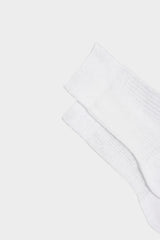 CALZA SARA, 90% LINO 10% NYLON, OFF WHITE.