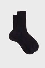 CALZA GAIA, 100% COTONE, NAVY.