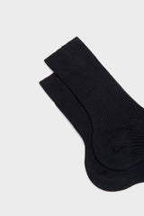 CALZA GAIA, 100% COTONE, NAVY.