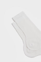 CALZA GAIA, 100% COTONE, WHITE.