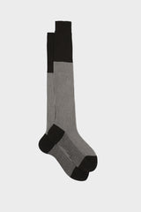 SOCKS ENEA, 100% COTTON, CHOCOLATE - SAND