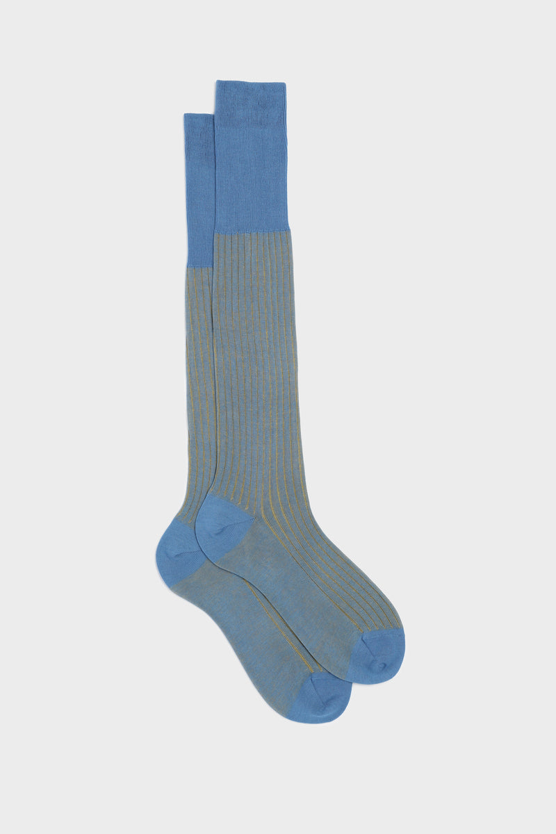 SOCKS MARIO. 100% COTTON. VANISEE, AVIO - YELLOW