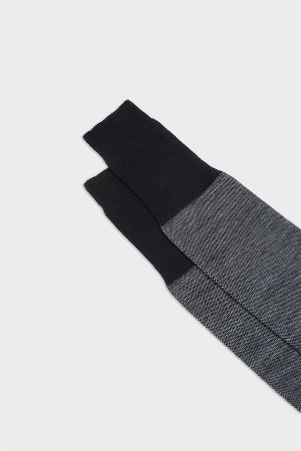SOCKS BRANDO. WOOL 80% NYLON 20%, BLACK.