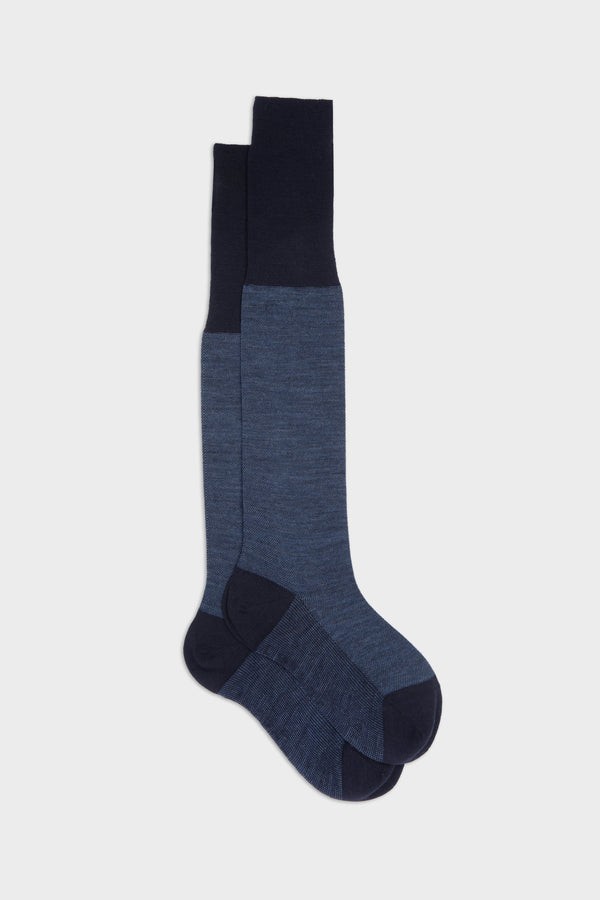 SOCKS BRANDO. WOOL 80% nYLON 20%, BLUE.
