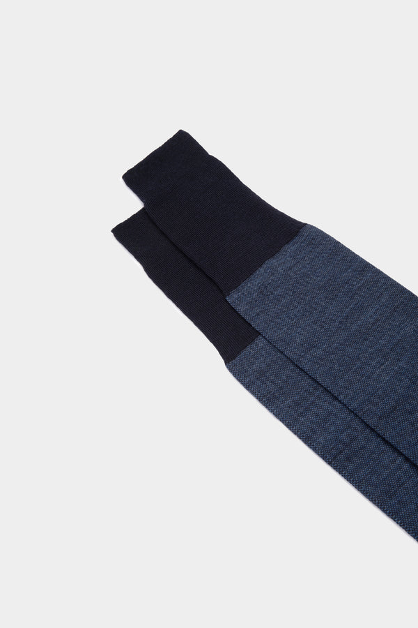 SOCKS BRANDO. WOOL 80% nYLON 20%, BLUE.