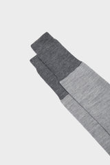 SOCKS BRANDO. WOOL 80% NYLON 20%, MEDIUM GREY.