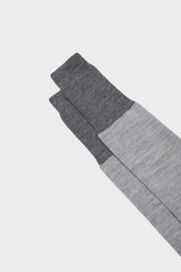 SOCKS BRANDO. WOOL 80% NYLON 20%, MEDIUM GREY.