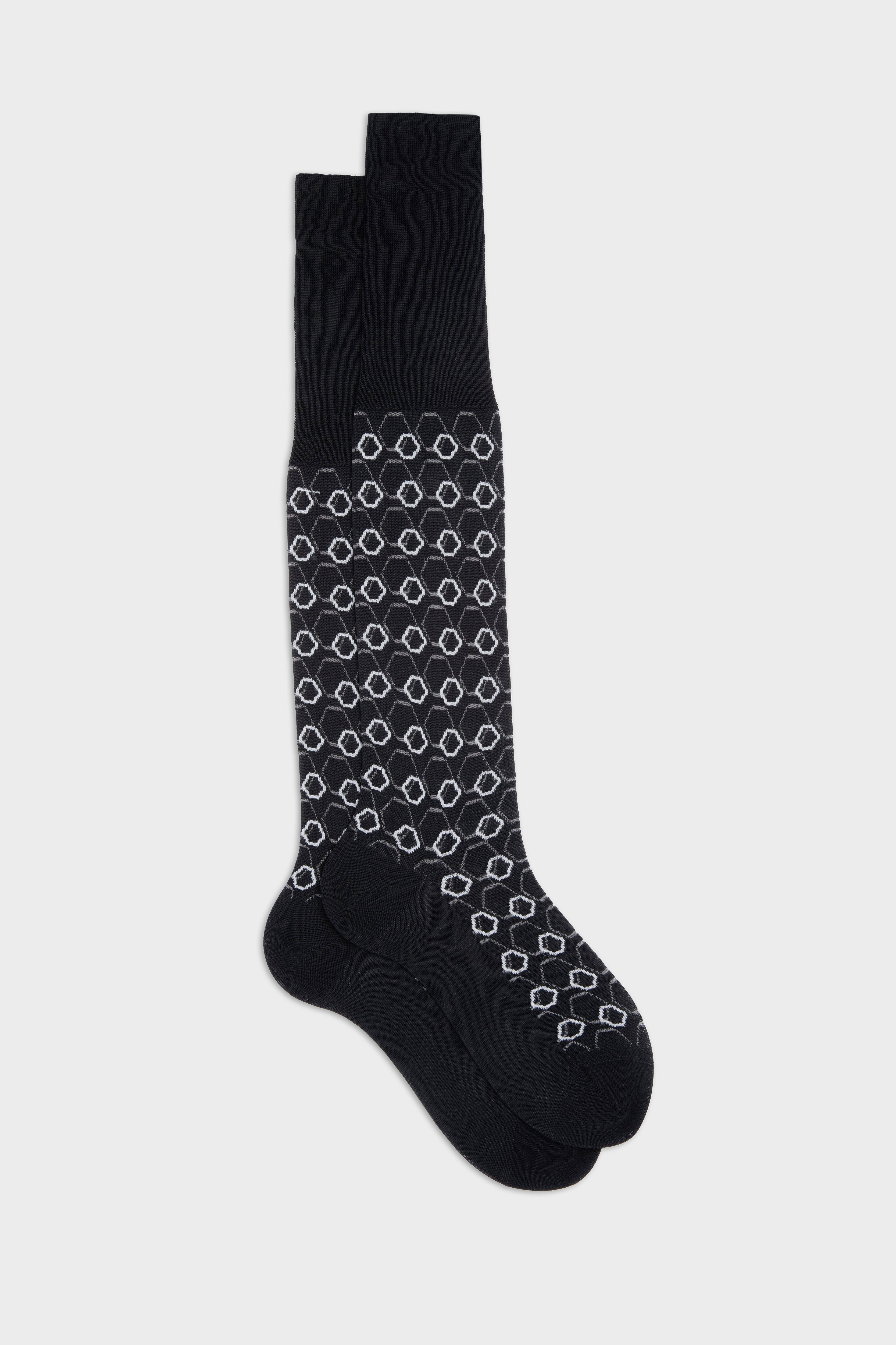 Man Ivan Rolbiecki BRESCIANI: CALZA IVAN. 100% COTONE, BLACK. – Bresciani Shop