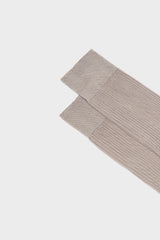 SOCKS BARBARA. WOMEN'S COLLECTION, 100%SILK, PEARL GREY.