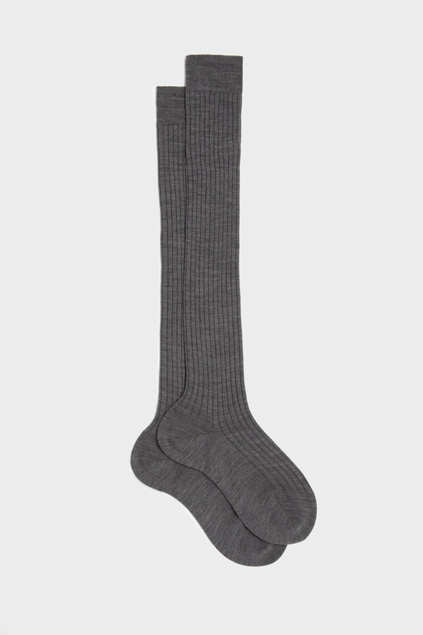 SOCKS CRISTINA. WOMEN'S COLLECTION, 80%WOOL 20%NYLON, GREY.