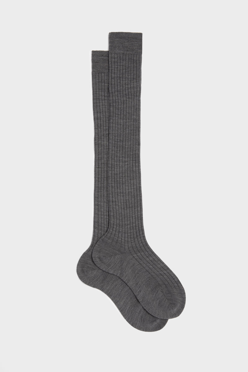 SOCKS CRISTINA. WOMEN'S COLLECTION, 80%WOOL 20%NYLON, GREY.