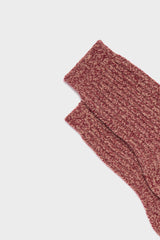 SOCKS PATRIZIA. WOMEN'S COLLECTION, 90%WOOL 10%CASHMERE, RED.