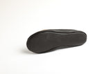 SLIPPERS.CASHMERE, LEATHER, BROWN.