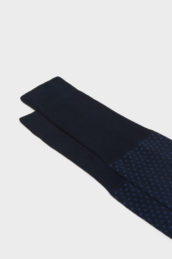SOCKS ANDREA.100% COTTON, BLUETTE BLUE.