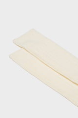 SOCKS LUPO. WOOL BLEND, SOLID COLOR, IVORY
