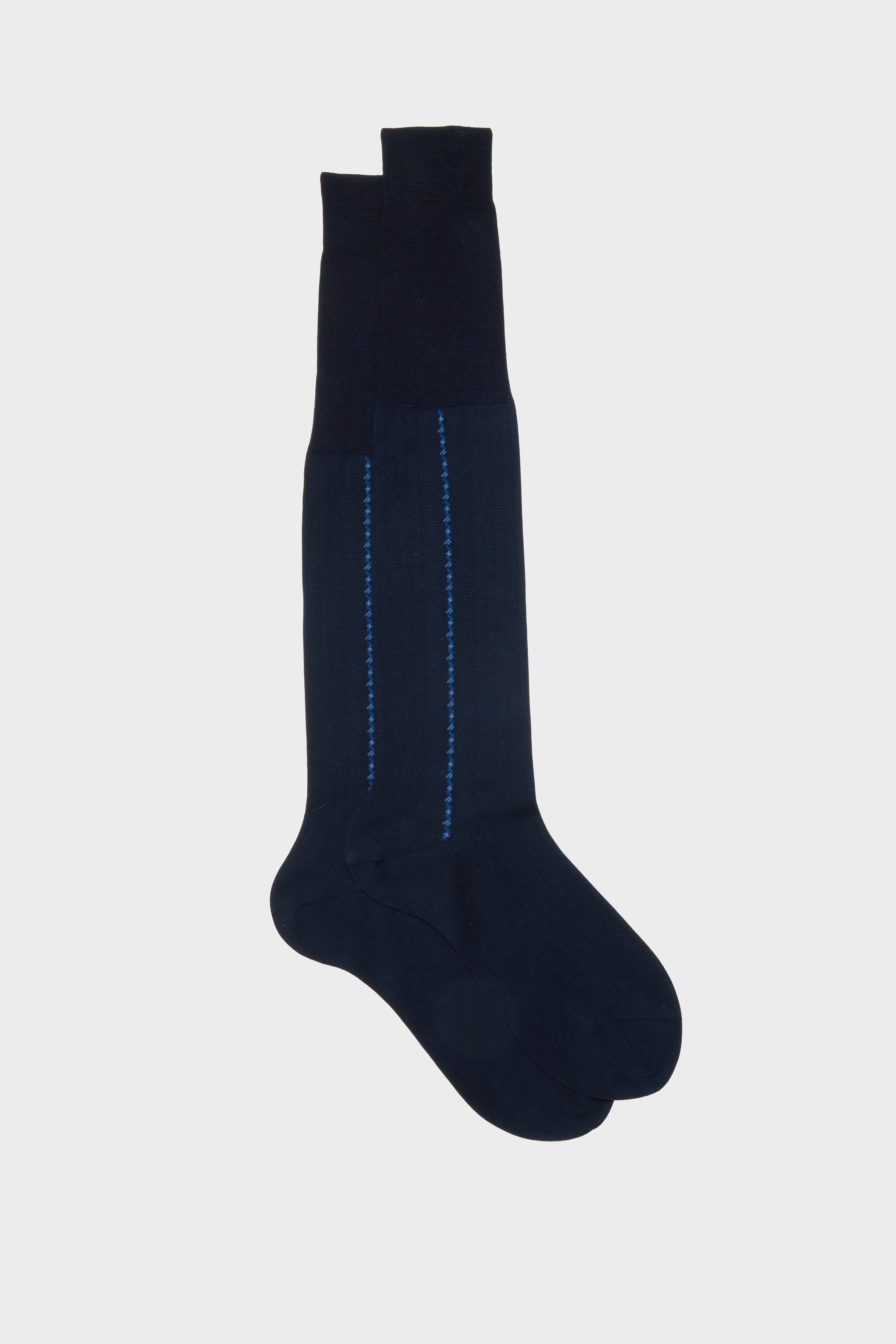SOCKS ROMEO.100% COTTON, NAVY – Bresciani Shop