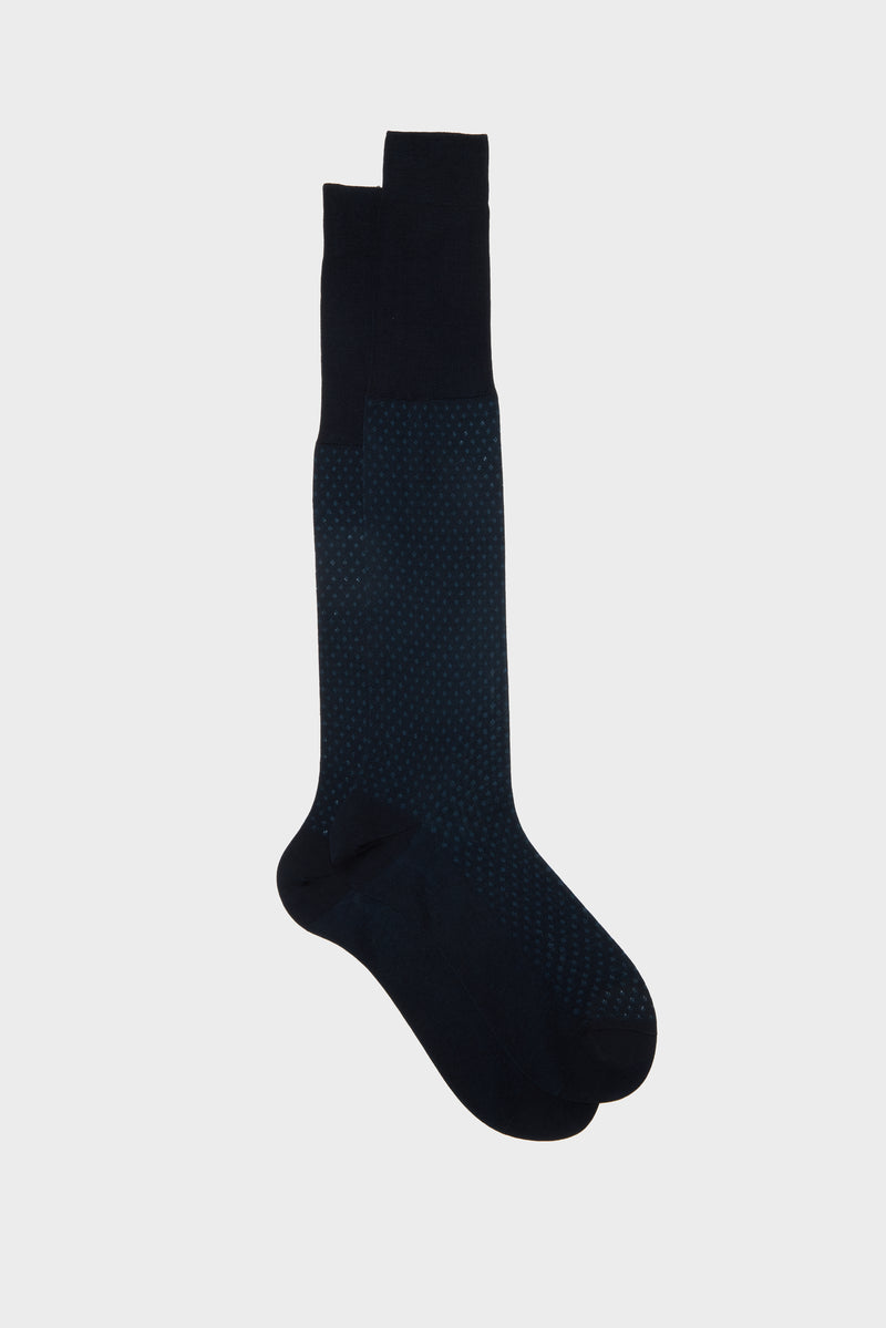 FERDINANDO SOCKS, 100% COTTON, BLU-BLUETTE.