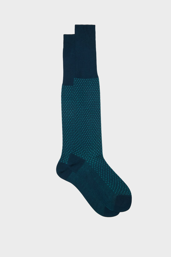 FERDINANDO SOCKS, 100% COTTON, BLUETTE-WATER.