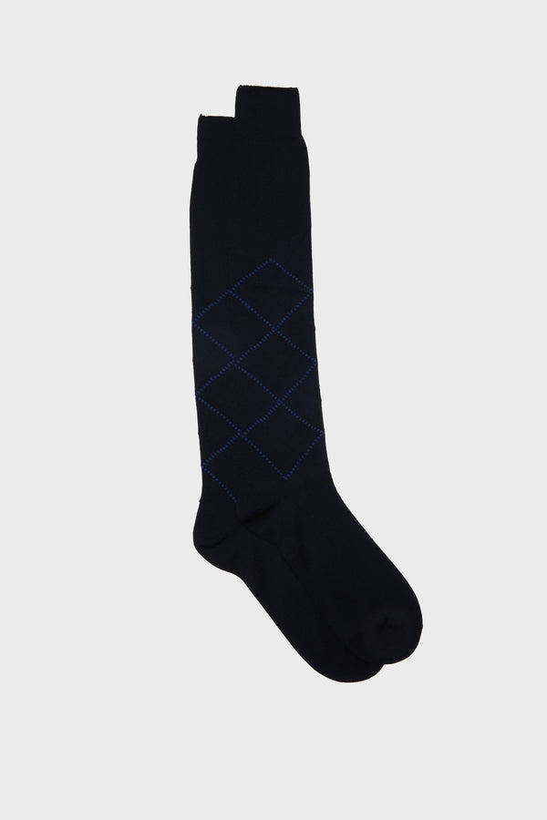 NEVIO SOCKS, 100% COTTON, BLU-INK.