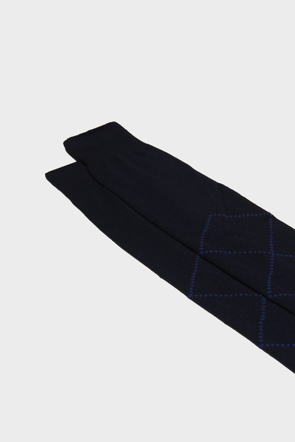 NEVIO SOCKS, 100% COTTON, BLU-INK.